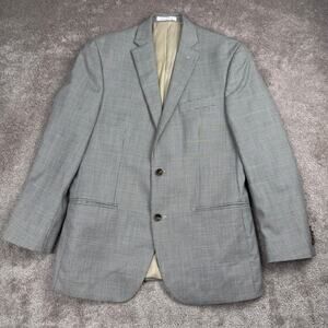 Michael Kors Blazer Size 40R Plaid Sport Coat Two Button Classic Office